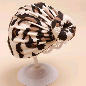 1Pc Leopard Print Donut Shaped Baby Hat